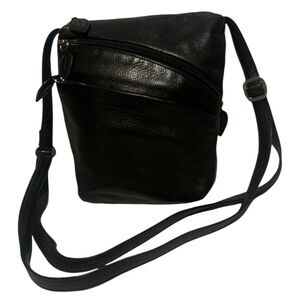 Osgoode Marley Crossbody Quality Black Leather Handbag Shoulder